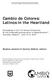 Cambio de Colores: Latinos in the Heartland