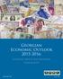 Georgian Economic Outlook : External Shock and Internal Challenges