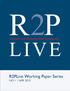 R2PLive Working Paper Series