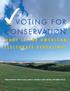 VOTING FOR CONSERVATION