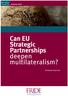 Can EU Strategic Partnerships deepen multilateralism?