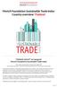 Hinrich Foundation Sustainable Trade Index Country overview: Thailand