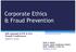 Corporate Ethics & Fraud Prevention