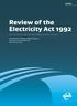 Electricity Act 1992 by the Electrical Workers Registration Board