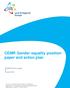 CEMR Gender equality position paper and action plan