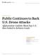 RECOMMENDED CITATION: Pew Research Center, May, 2015, Public Continues to Back U.S. Drone Attacks