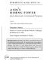 asia s rising power strategic asia and America s Continued Purpose Domestic Politics restrictions on use: This PDF is provided for the use