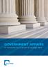 GOVERNMENT AFFAIRS. An Introduction to our services for sovereign clients