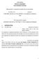 (SPECIMEN) Memorandum of agreement entered into by and between: (hereinafter referred to as the Assembly in its capacity as employer) and