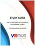 STUDY GUIDE UNITED NATIONS DEVELOPMENT PROGRAMME (UNDP) STATEBUILDING IN AFRICA
