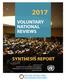 Synthesis of Voluntary National Reviews 2017