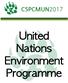 CSPCMUN2017. United Nations Environment Programme