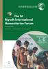 The 1st Riyadh International Humanitarian Forum