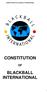 CONSTITUTION OF BLACKBALL INTERNATIONAL CONSTITUTION BLACKBALL INTERNATIONAL