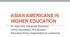 ASIAN AMERICANS IN HIGHER EDUCATION. Dr. Yoon Pak, Associate Professor Xavier Hernandez, PhD Student Education Policy Organization & Leadership