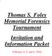 Thomas S. Foley Memorial Forensics Tournament Invitation and Information Packet. February 4, 5, and 6, 2016