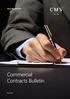 Commercial Contracts Bulletin