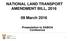 NATIONAL LAND TRANSPORT AMENDMENT BILL, March Presentation to SABOA Conference