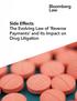 Side Effects The Evolving Law of Reverse Payments and Its Impact on Drug Litigation