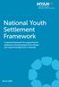 National Youth Settlement Framework