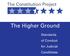 The Constitution Project. The Higher Ground. Standards of Conduct for Judicial Candidates