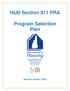 HUD Section 811 PRA. Program Selection Plan. 32 Constitution Drive Bedford, NH
