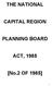 THE NATIONAL CAPITAL REGION PLANNING BOARD ACT, [No.2 OF 1985]