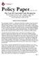 Policy Paper No. 004 Dec 5, 2017