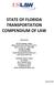 STATE OF FLORIDA TRANSPORTATION COMPENDIUM OF LAW
