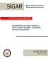 SIGAR JUNE 2018 SIGAR SP OFFICE OF SPECIAL PROJECTS INFORMATION ON USAID S STABILITY IN KEY AREAS PROGRAM SOUTHERN REGION, AFGHANISTAN