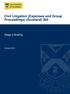 Civil Litigation (Expenses and Group Proceedings) (Scotland) Bill. Stage 3 Briefing