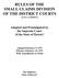 RULES OF THE SMALL CLAIMS DIVISION OF THE DISTRICT COURTS