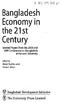Bangladesh Economy in the 21 st Century