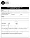 APPLICATION FORM SECTION 1 OF 4 PERSONAL DETAILS