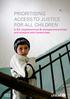 Prioritising access to justice for all children. In EU neighbourhood & enlargement policies and relations with Central Asia