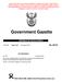 Government Gazette REPUBLIC OF SOUTH AFRICA