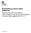 Responding to human rights judgments. Report to the Joint Committee on Human Rights on the Government response to human rights judgments