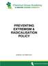 PREVENTING EXTREMISM & RADICALISATION POLICY