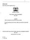 REPUBLIC OF KENYA KITUI COUNTY GAZETTE SUPPLEMENT BILL, CONTENT Bill for Introduction into the Kitui County Assembly-