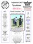 September Newsletter. Volume 53 Number 9. SIRS RC/CL Model Airplane Club. AMA District VI Chapter 621 Founded in 1964