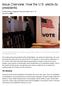 Issue Overview: How the U.S. elects its presidents