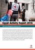 Egypt Activity Report 2016 ICRC Cairo Delegation,February 2017