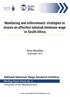 Monitoring and enforcement: strategies to ensure an effective national minimum wage in South Africa
