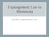 Expungement Law in Minnesota. Krista Marks, Neighborhood Justice Center