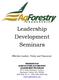 Leadership Development Seminars