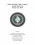 Office of Public Utility Counsel Annual Report for Fiscal Year 2018