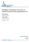 Interagency Contracting: An Overview of Federal Procurement and Appropriations Law