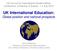 UK International Education: Global position and national prospects
