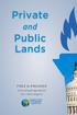 Private. Public Lands. and. FREE to PROSPER. A Pro-Growth Agenda for the 116th Congress