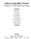 Liberty, Equality, Power A History of the American People
